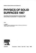 Physics of solid surfaces 1987