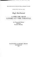 A drunk man looks at the thistle