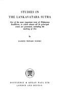Studies in the Lankavatara sutra