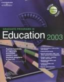 Graduate Programs in Education 2003