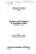 Structure and excitations of amorphous solids