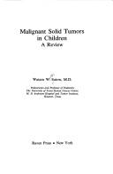 Malignant solid tumors in children