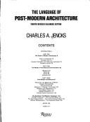 The language of post-modern architecture