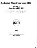 Collected Algorithms From Acm Volume 2