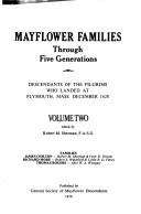 Mayflower families through five generations