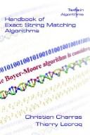 Handbook of exact string matching algorithms