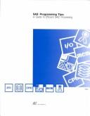 SAS Programming Tips