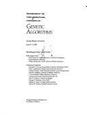 Proceedings of the Third International Conference on Genetic Algorithms
