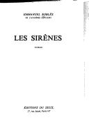 Les Sirènes by Emmanuel Roblès cover