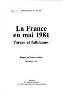 La France en mai 1981: Forces et faiblesses by France cover