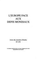 L'Europe face aux défis mondiaux by  cover