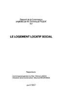 Rapport de la Commission presidee par Dominique Figeat sur le logement locatif social by France cover