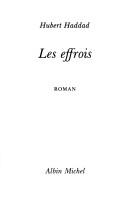 Les effrois by Hubert Haddad cover