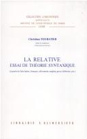 La relative by Christian Touratier cover