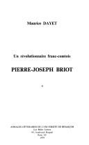 Un révolutionnaire franc-comtois by Maurice Dayet cover