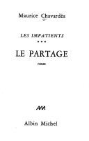 Le Partage by Maurice Chavardès cover