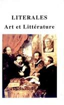 Literales by Séminaire de littératures de Besançon. cover