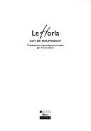 Le Horla by Guy de Maupassant cover
