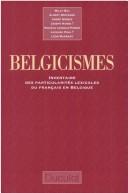 Belgicismes by Willy Bal cover