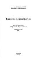 Centres et peripheries