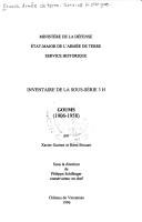 Inventaire de la sous-serie 3H by France cover