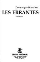Les errantes by Dominique Blondeau cover
