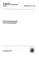 Elektronenmikroskopie und Festkörperphysik