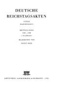 Deutsche Reichstagsakten, mittlere Reihe by Holy Roman Empire. cover