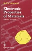 Electronic properties of materials