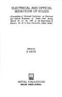 Electrical and optical behaviour of solids