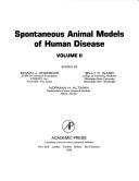 Spontaneous animal models of human disease by Edwin J. Andrews cover