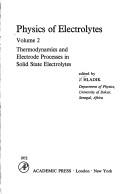 Thermodynamics and electrode processes in solid state electrolytes