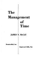 The management of time