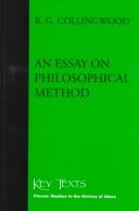 An Essay on Philosophical Method (Key Texts)