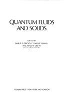 Quantum fluids and solids
