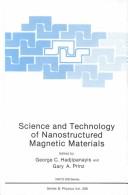 Science and technology of nanostructured magnetic materials