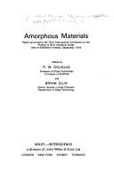 Amorphous Materials by RW DOUGLAS cover