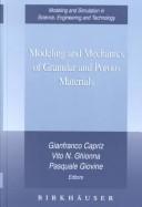 Modeling and Mechanics of Granular and Porous Materials (Einstein Studies)