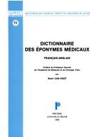 Dictionnaire des éponymes médicaux by Henri van Hoof cover