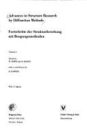 Advances in Structure Research by Diffraction Methods