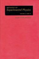 Solid State Physics (Methods of Experimental Physics)