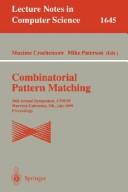 Combinatorial Pattern Matching: 5th Annual Symposium, Cpm 94 Asilomar, Ca, Usa, June 5-8, 1994
