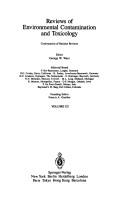 Reviews Of Environmental Contamination And Toxicology (Reviews of Environmental Contamination and Toxicity)