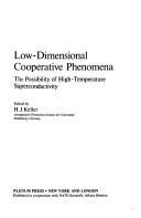 Low Dimensional Cooperative Phenomena