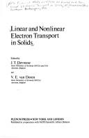 Linear and Nonlinear Electron Transport in Solids