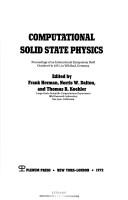 Computational Solid State Physics
