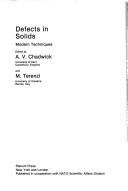 Defects in solids