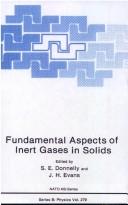 Fundamental aspects of inert gases in solids