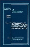 Physical Methods of Chemistry Vol. 5
