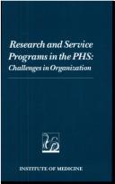 Research and service programs in the PHS